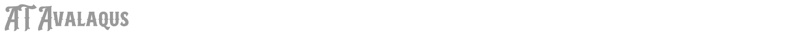 AT Avalaqus font preview